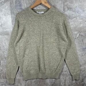 Jeffrey Beene Green wool blend sweater with a textured pattern men's size medium